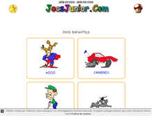 Tablet Screenshot of jocsjunior.com